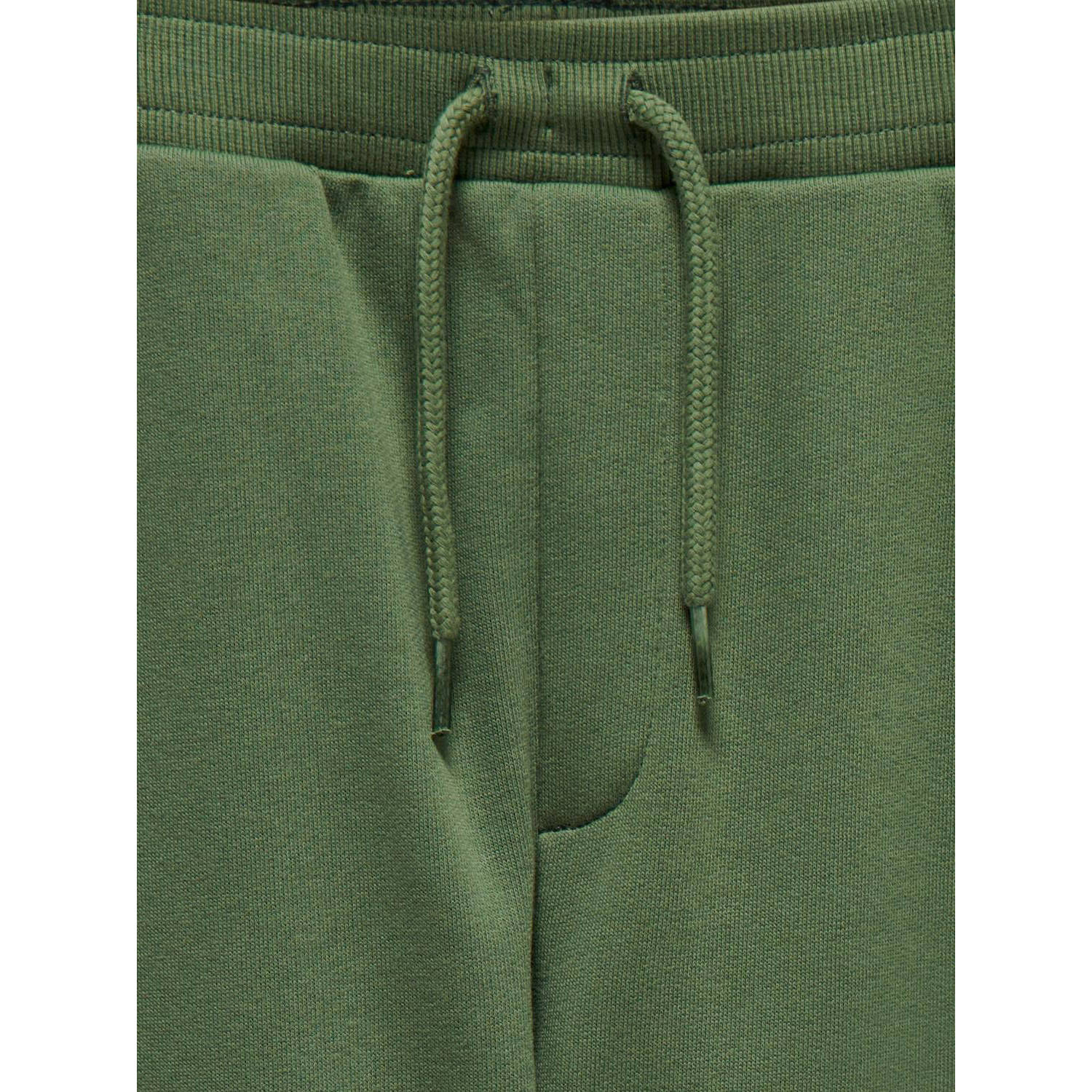 ONLY KIDS BOY slim fit joggingbroek KOBLASSI groen