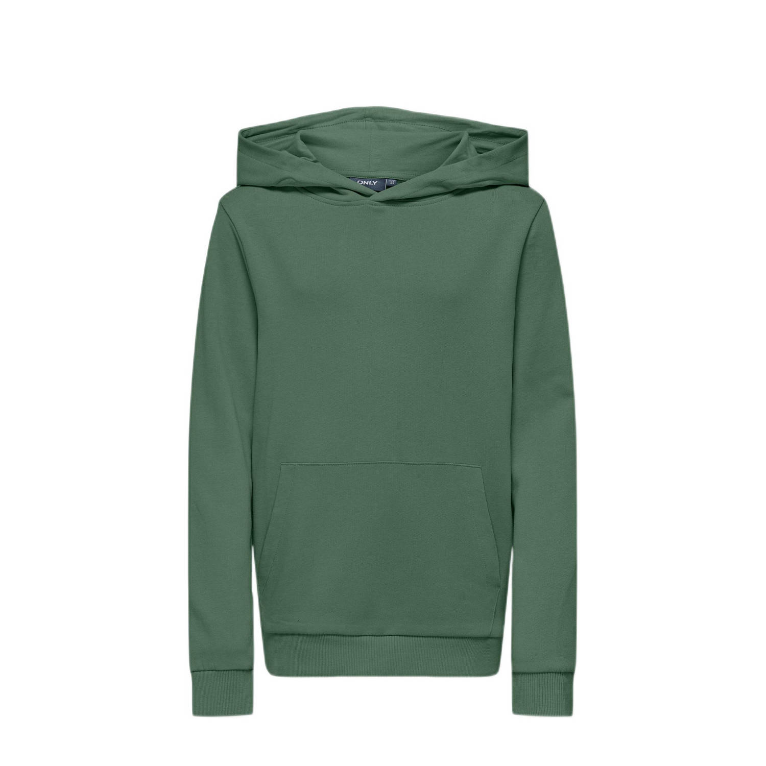 Only KIDS BOY hoodie KOBLASSI groen Sweater Effen 158 164