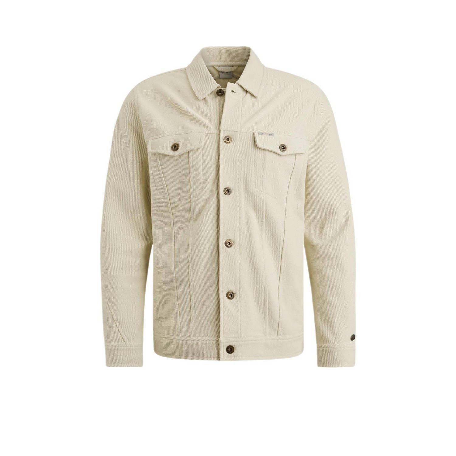 CAST IRON Heren Jassen Button Jacket Twill Beige