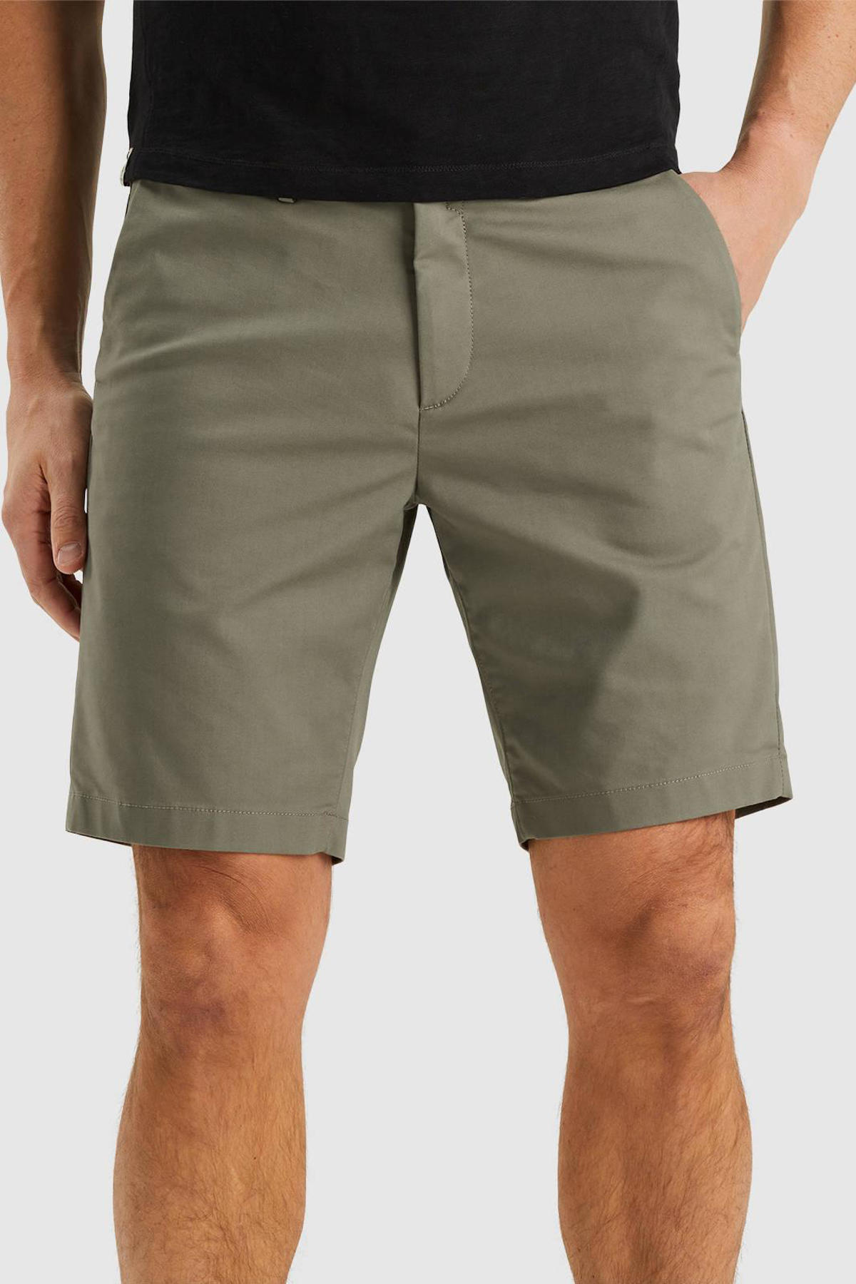 Cast Iron slim fit short RISER groen | wehkamp