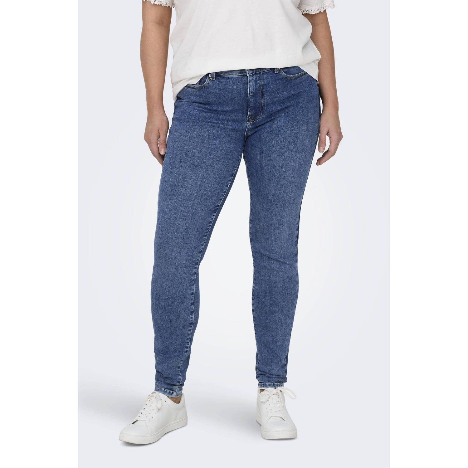 ONLY CARMAKOMA Skinny fit jeans CARPOWER MID SKINNY PUSHUP DNM SOO411