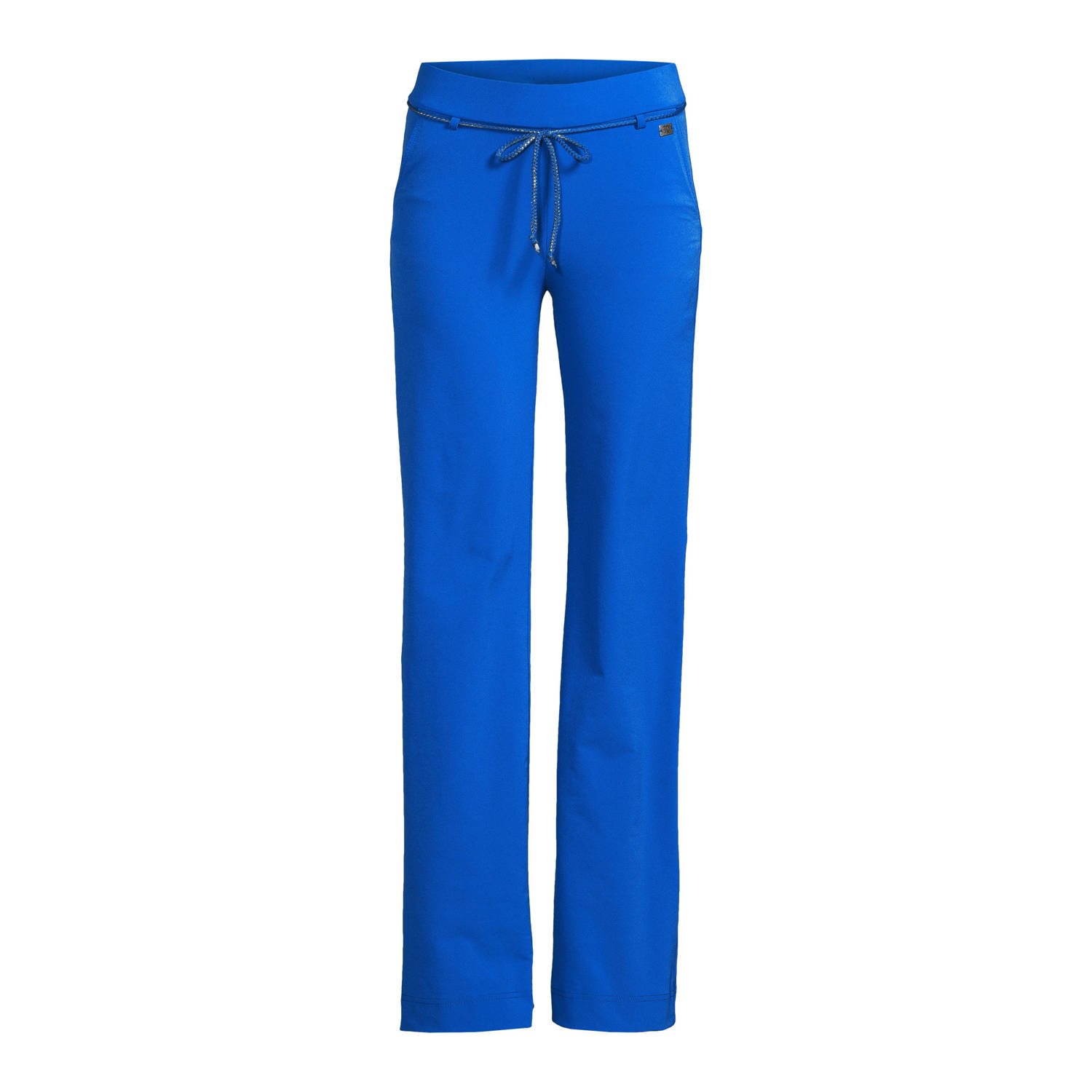 TQ-Amsterdam high waist straight fit pantalon Romee van travelstof