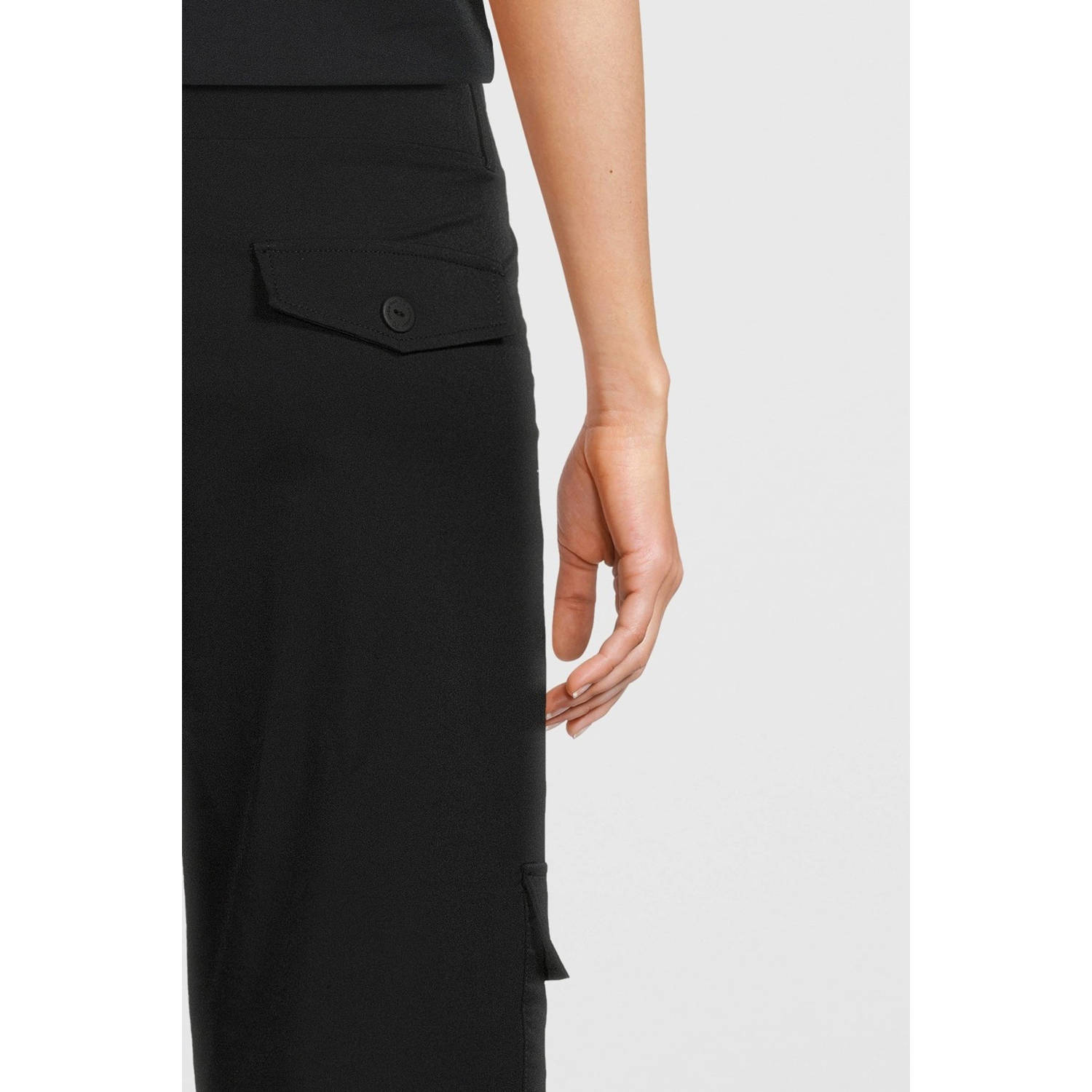 TQ-Amsterdam straight fit pantalon Kaat zwart