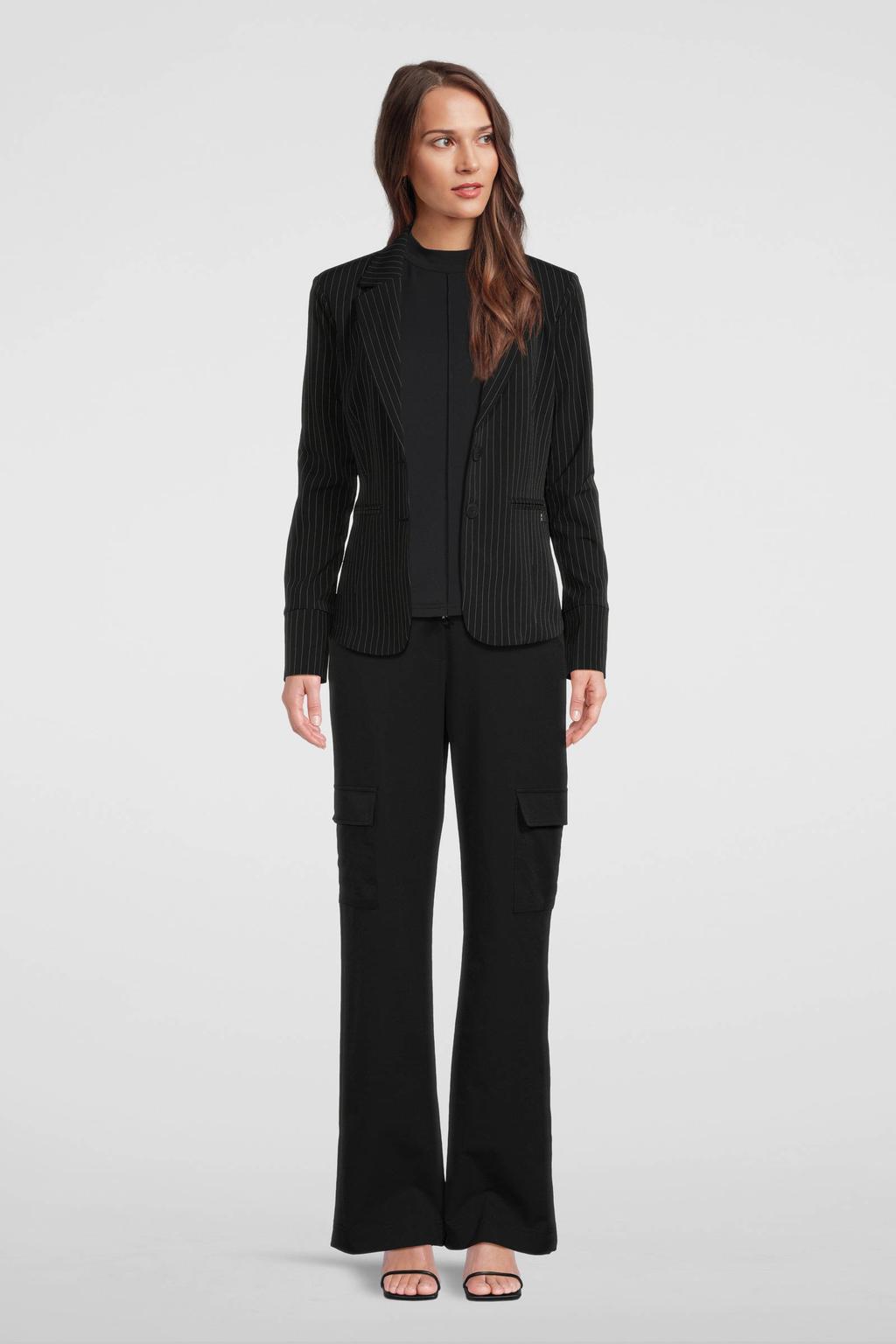 TQ-Amsterdam straight fit pantalon Kaat zwart