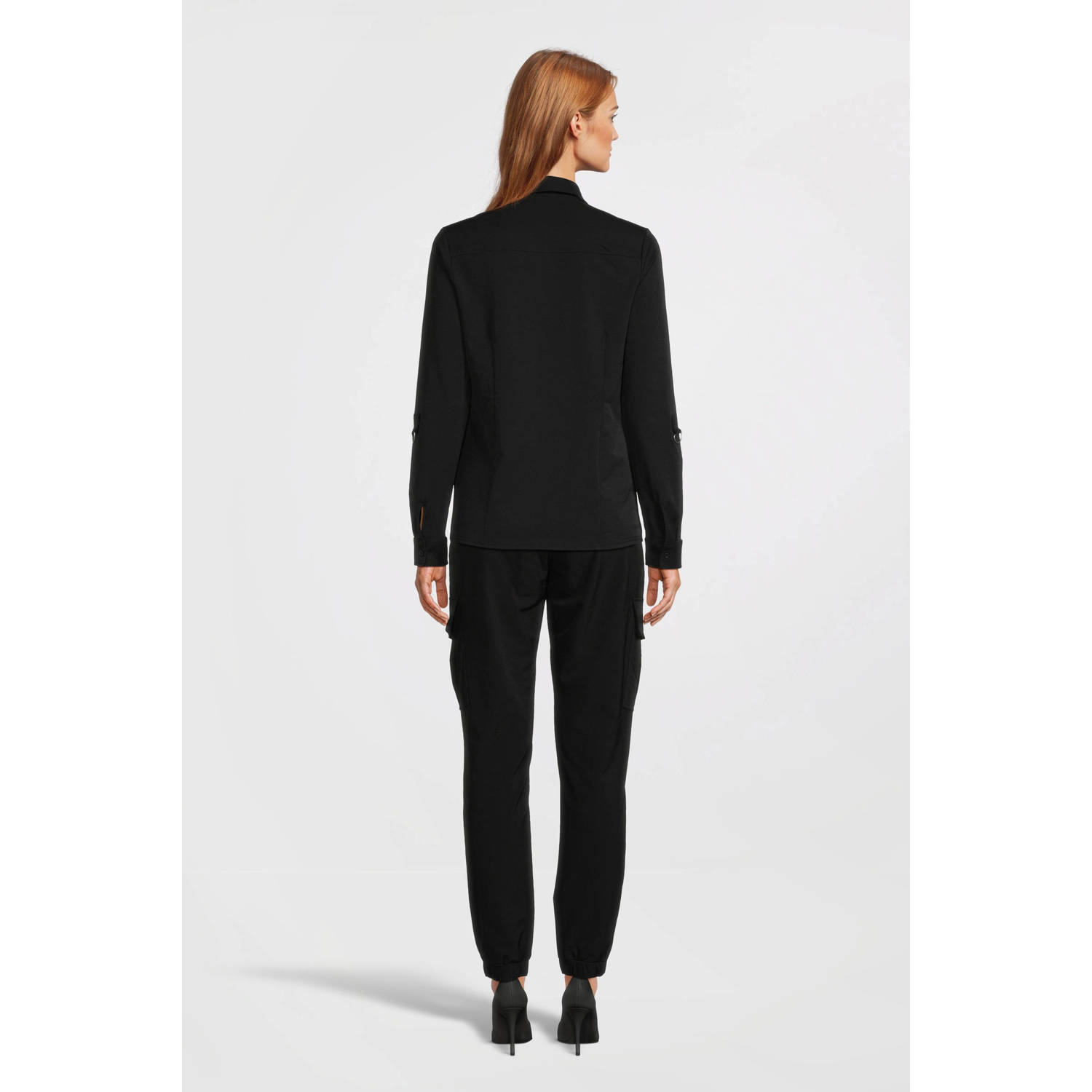 TQ-Amsterdam blouse Gwen O van travelstof zwart