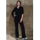 TQ-Amsterdam slim jumpsuit zwart