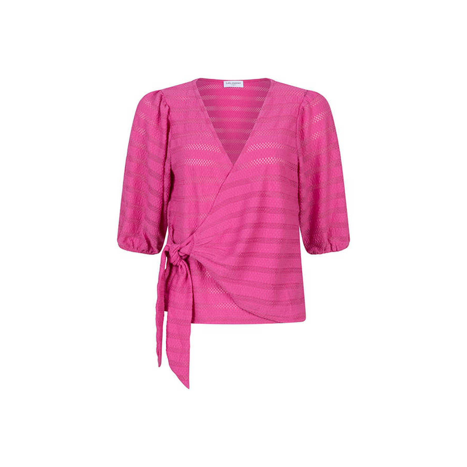 Lofty Manner semi-transparante overslag top Amare roze