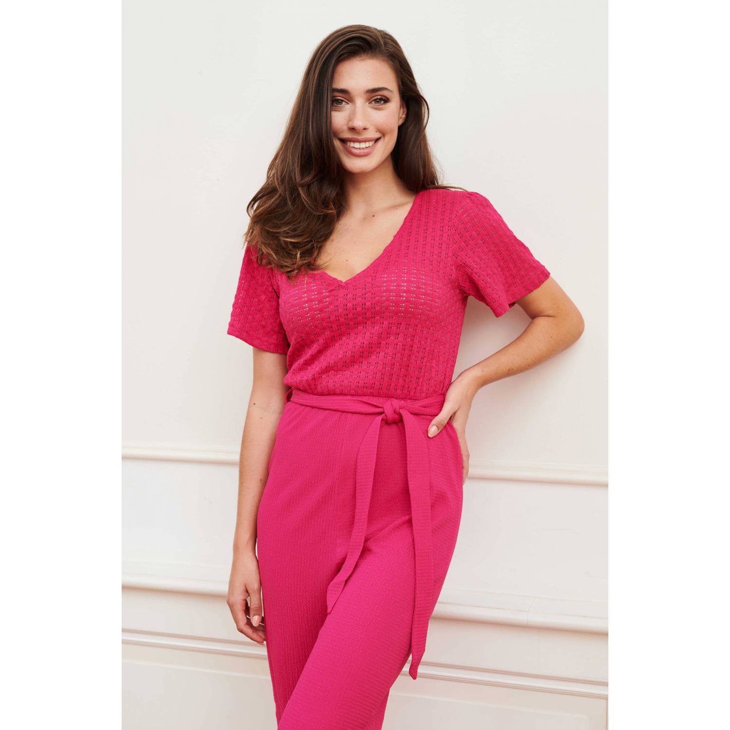 Lofty Manner jumpsuit Trinity fuchsia