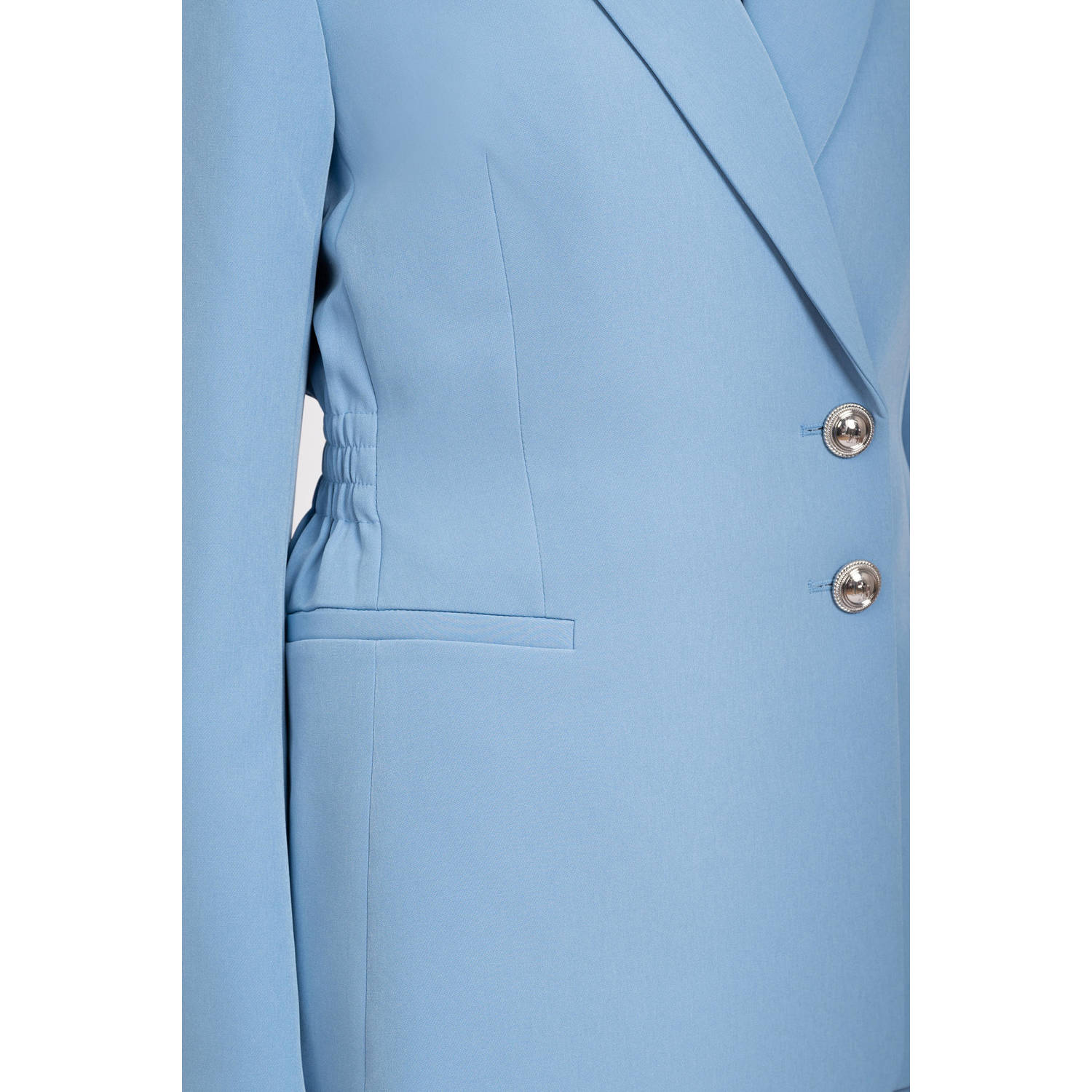 Fifth House x Chantal Janzen getailleerde blazer Avril blauw
