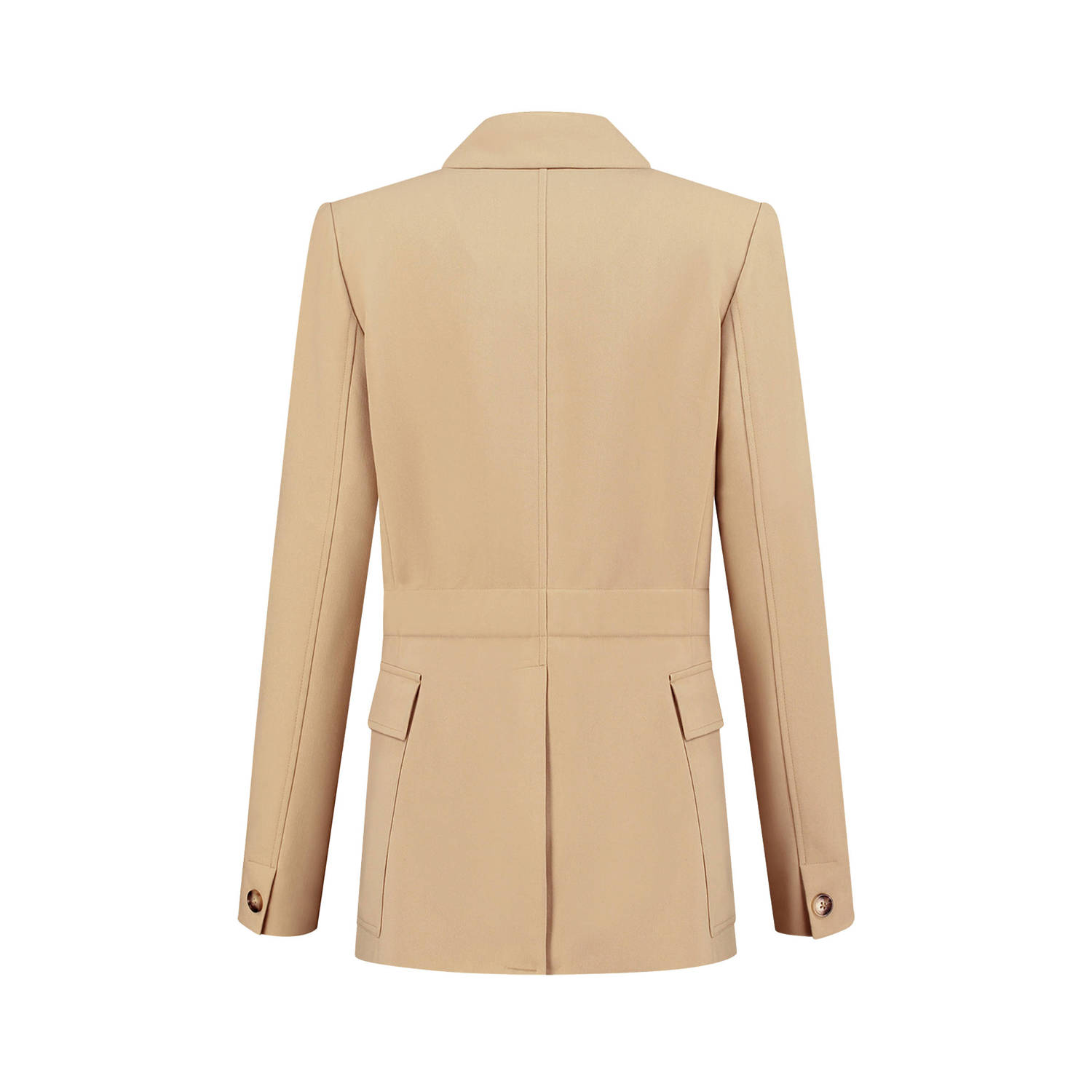 Fifth House x Chantal Janzen getailleerde blazer Addison met ceintuur camel