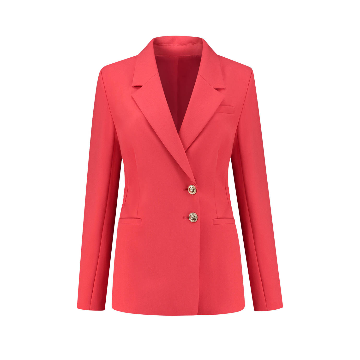 Fifth House x Chantal Janzen getailleerde blazer Avril rood