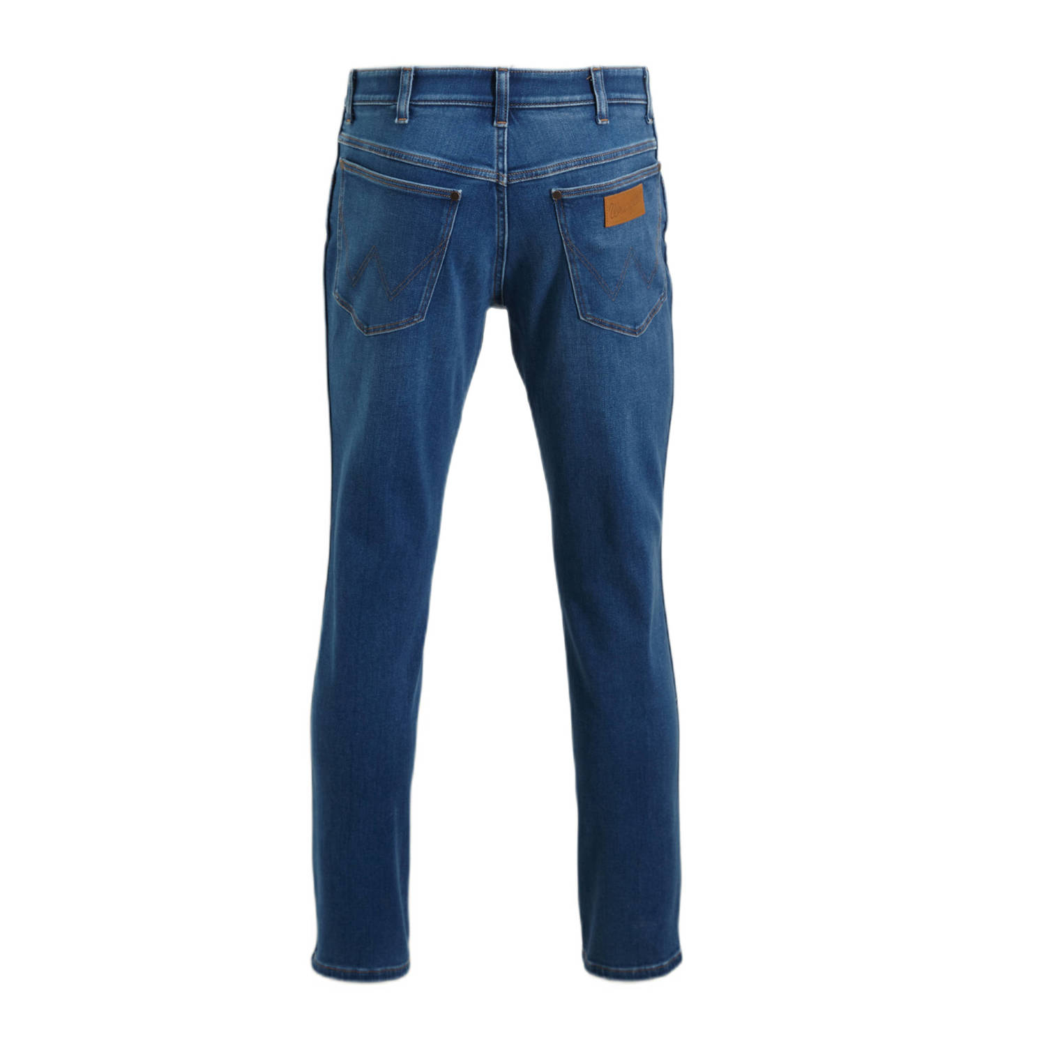 Wrangler tapered fit jeans medium blue denim