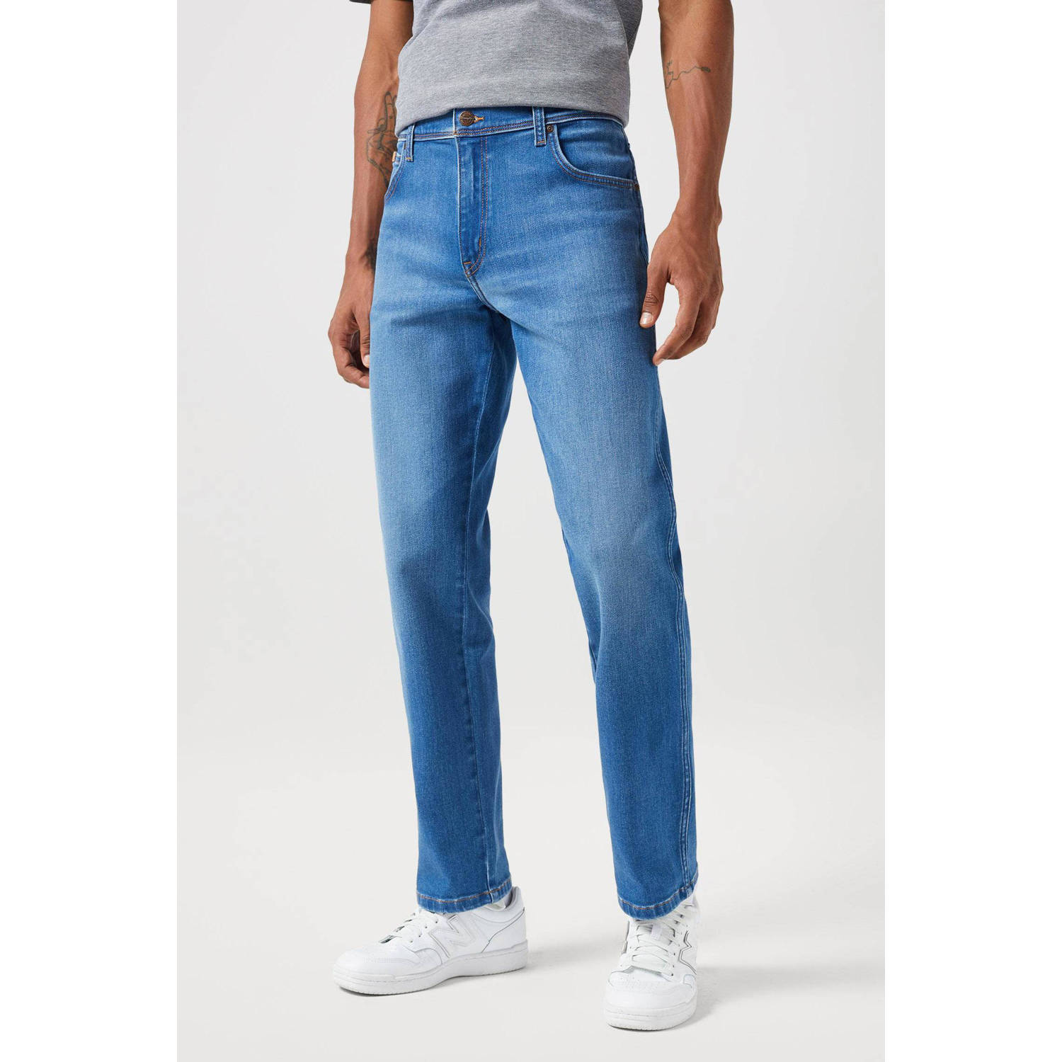Wrangler Straight jeans TEXAS FREE TO STRETCH Vrij om te rekken materiaal