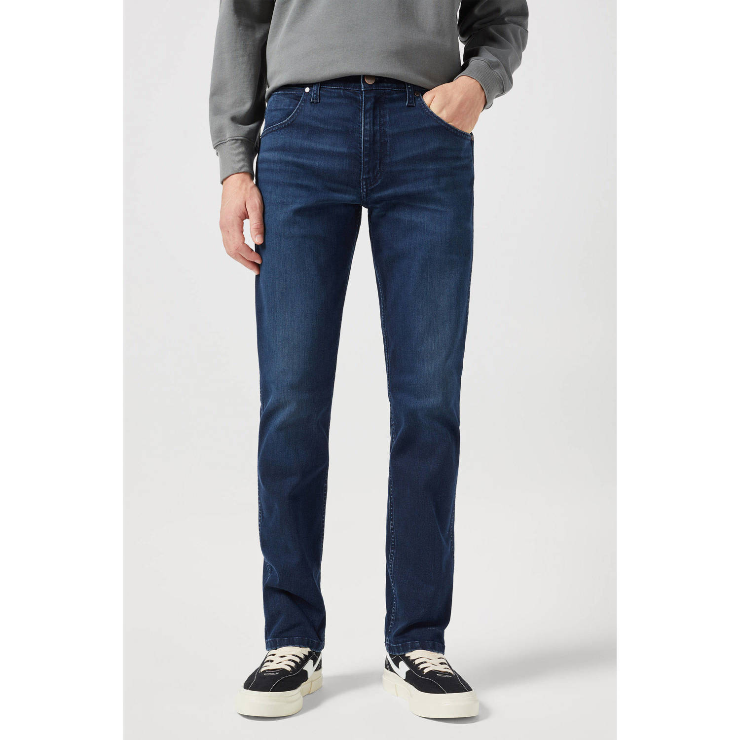 Wrangler Straight jeans GREENSBORO FREE TO STRETCH Vrij om te rekken materiaal