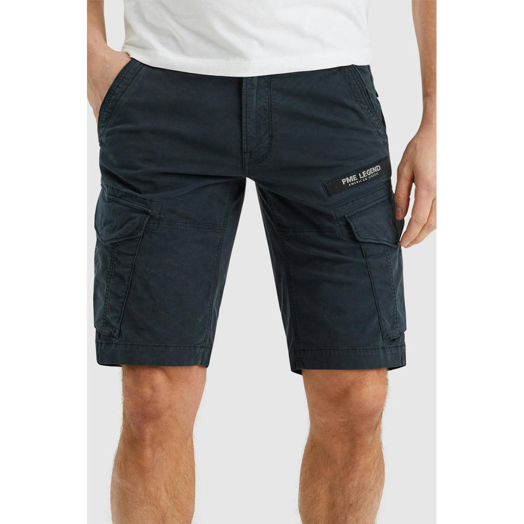 PME Legend regular fit cargo short Nordrop donkerblauw