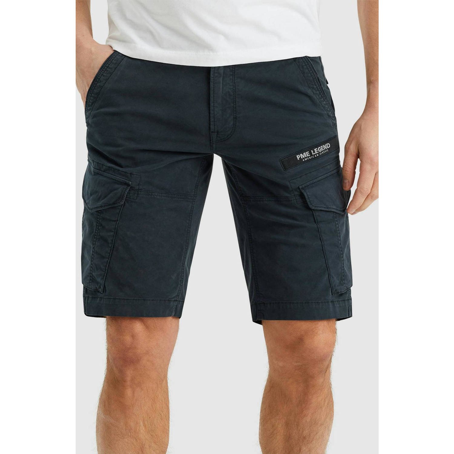 PME Legend regular fit cargo short Nordrop donkerblauw