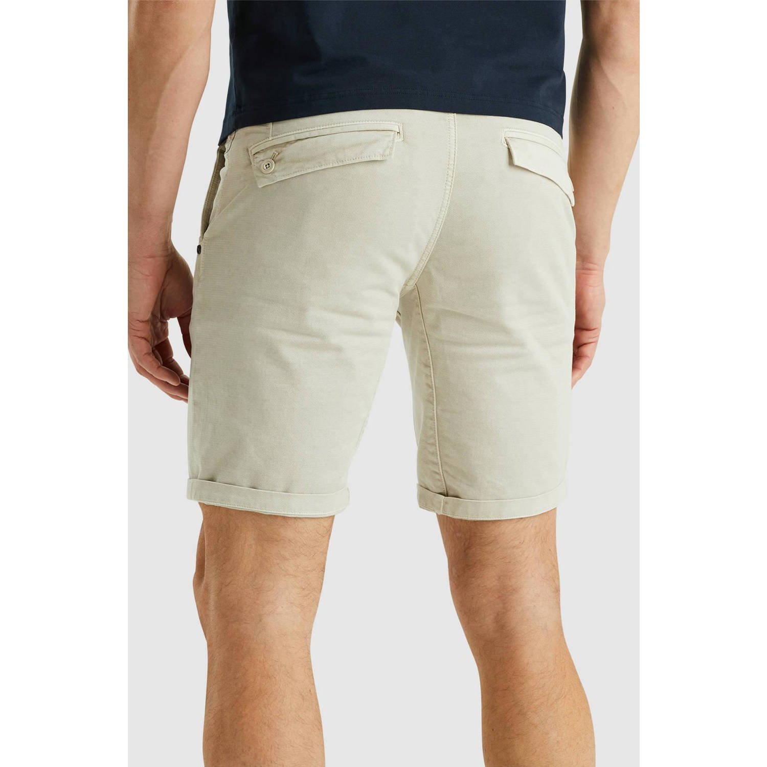 PME LEGEND Heren Broeken Twin Wasp Chino Shorts Fancy Structured Beige