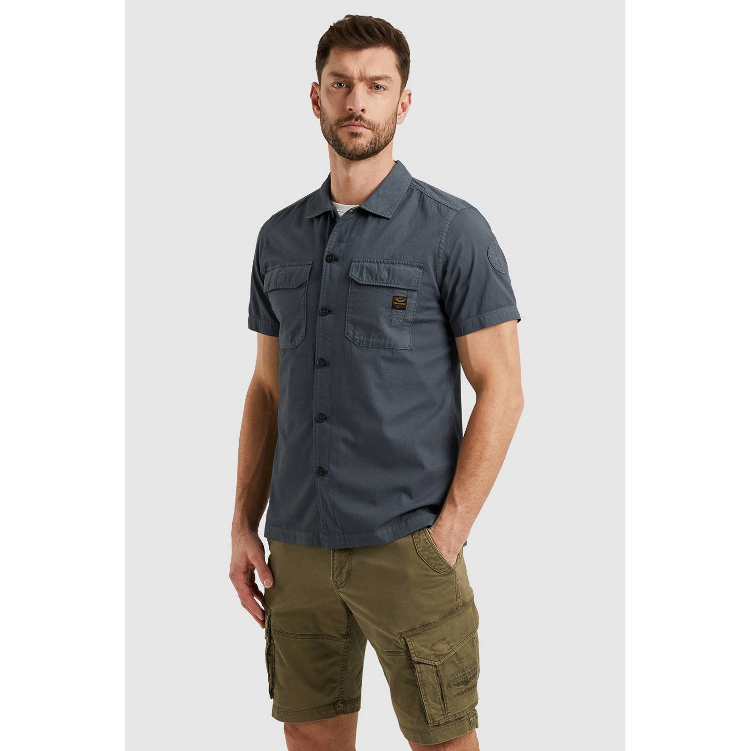 PME Legend overhemd donkerblauw