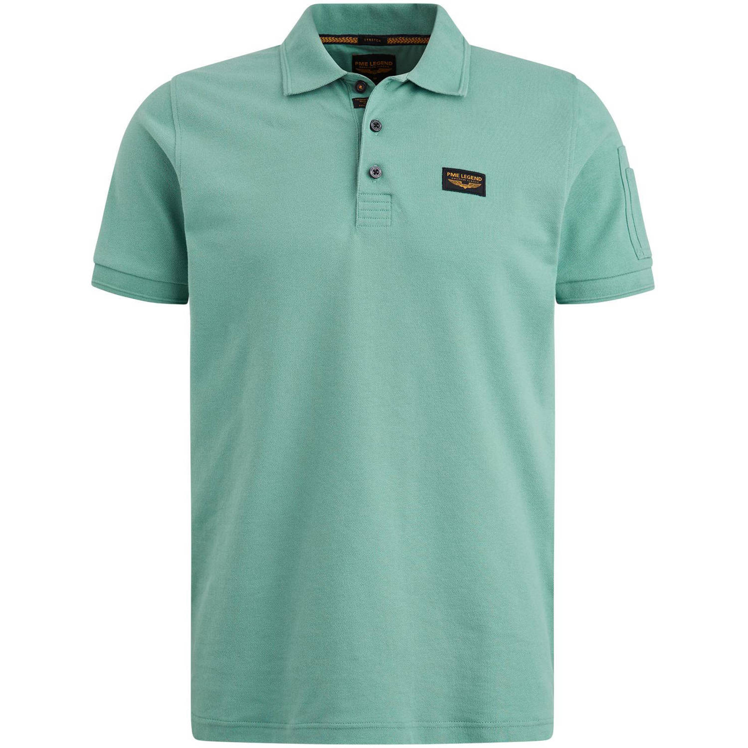 PME Legend polo met logo blauw