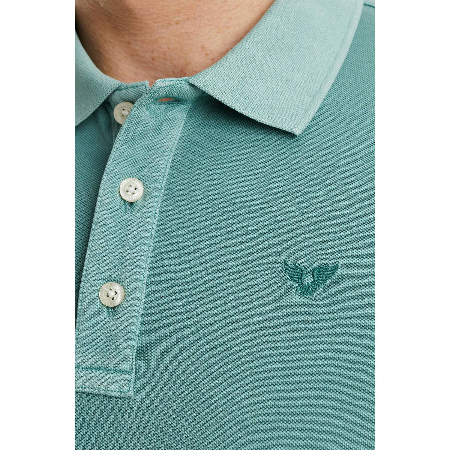 PME Legend polo met logo blauw