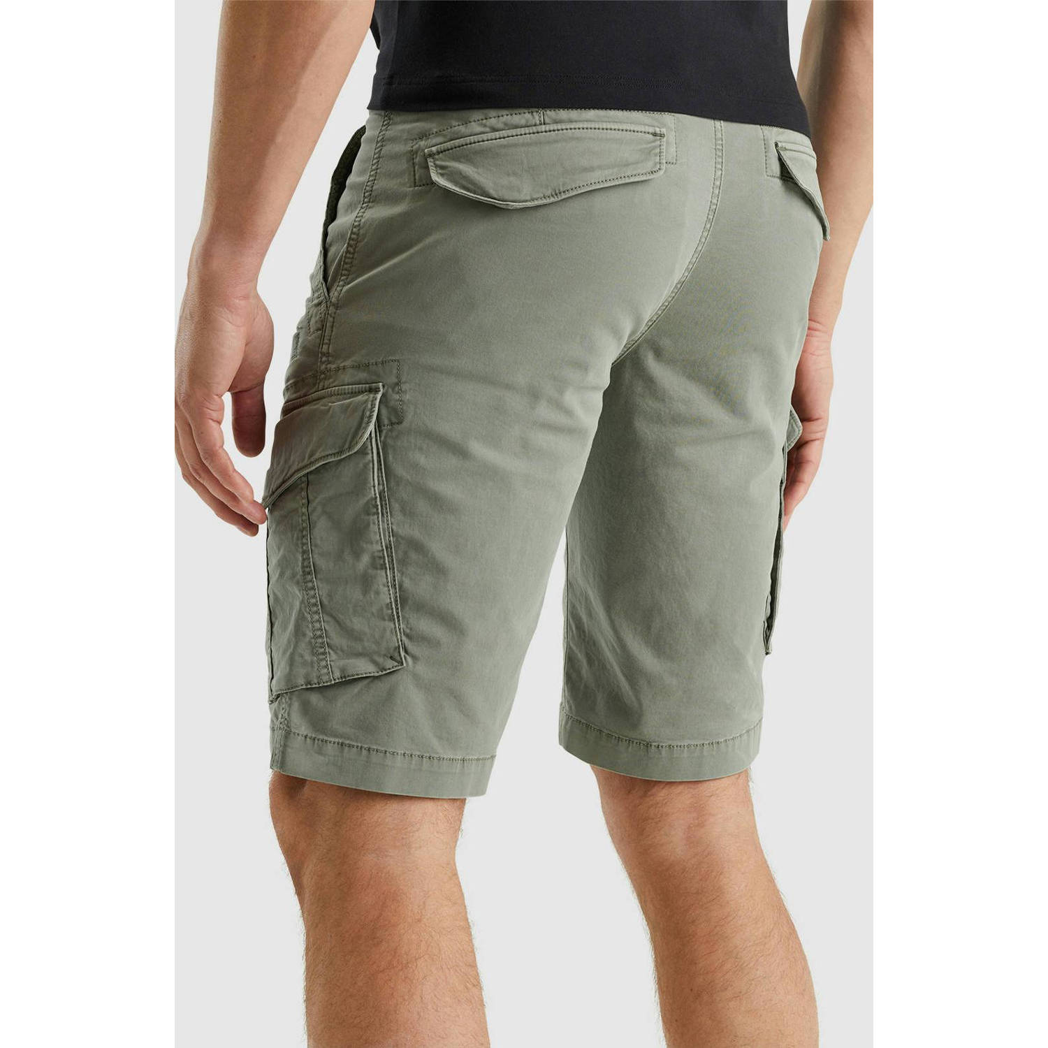 PME Legend regular fit cargo short Nordrop grijsgroen