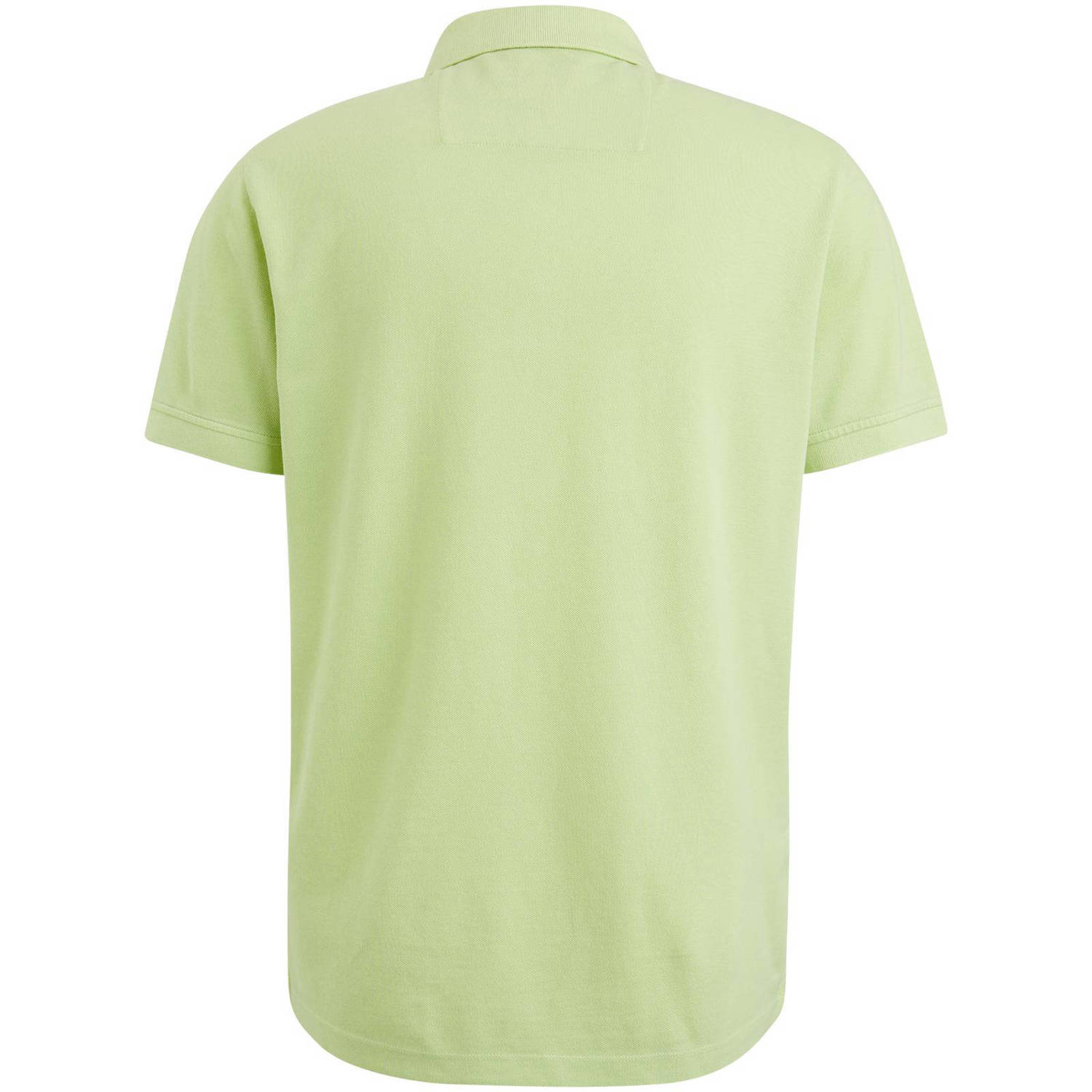 PME Legend polo met logo lichtgroen