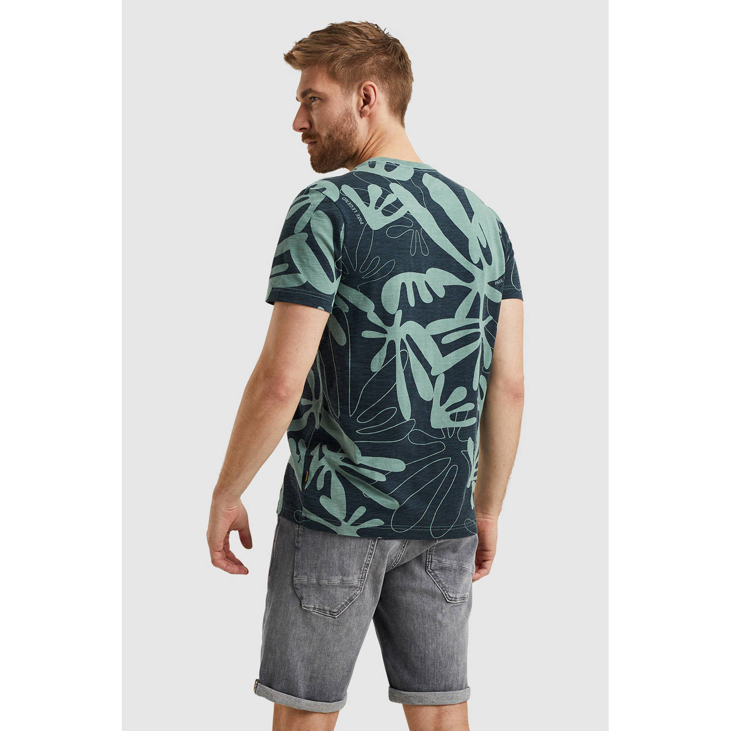 PME Legend T-shirt met all over print