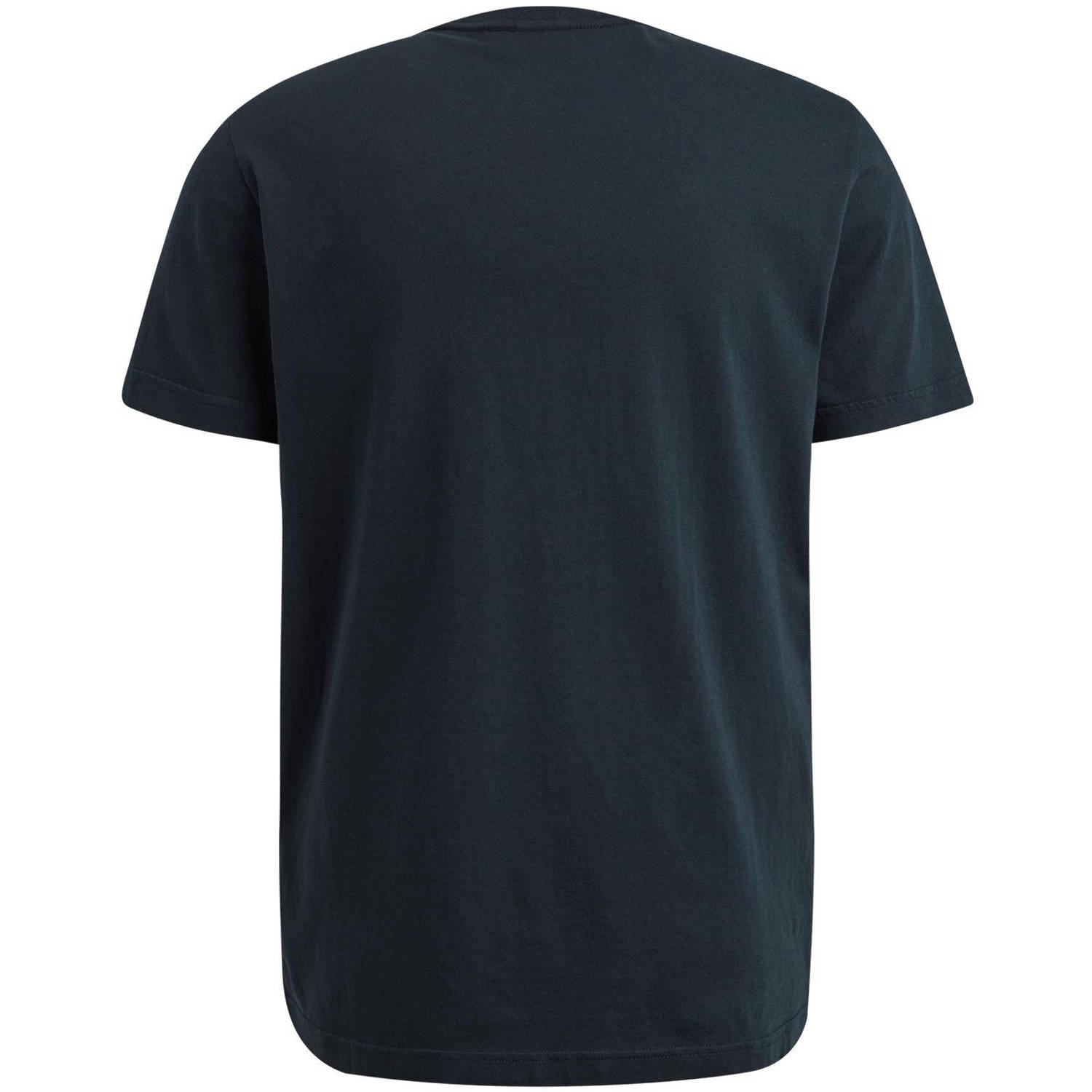 PME Legend T-shirt met printopdruk donkerblauw