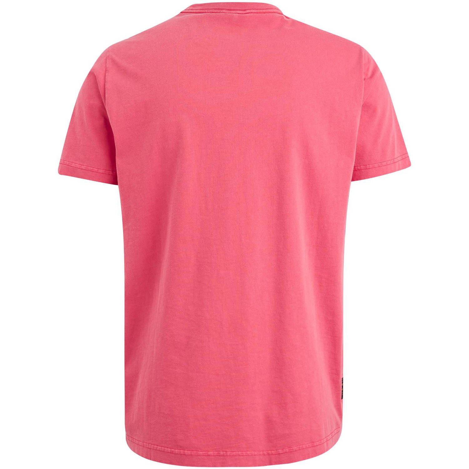 PME Legend T-shirt met printopdruk roze