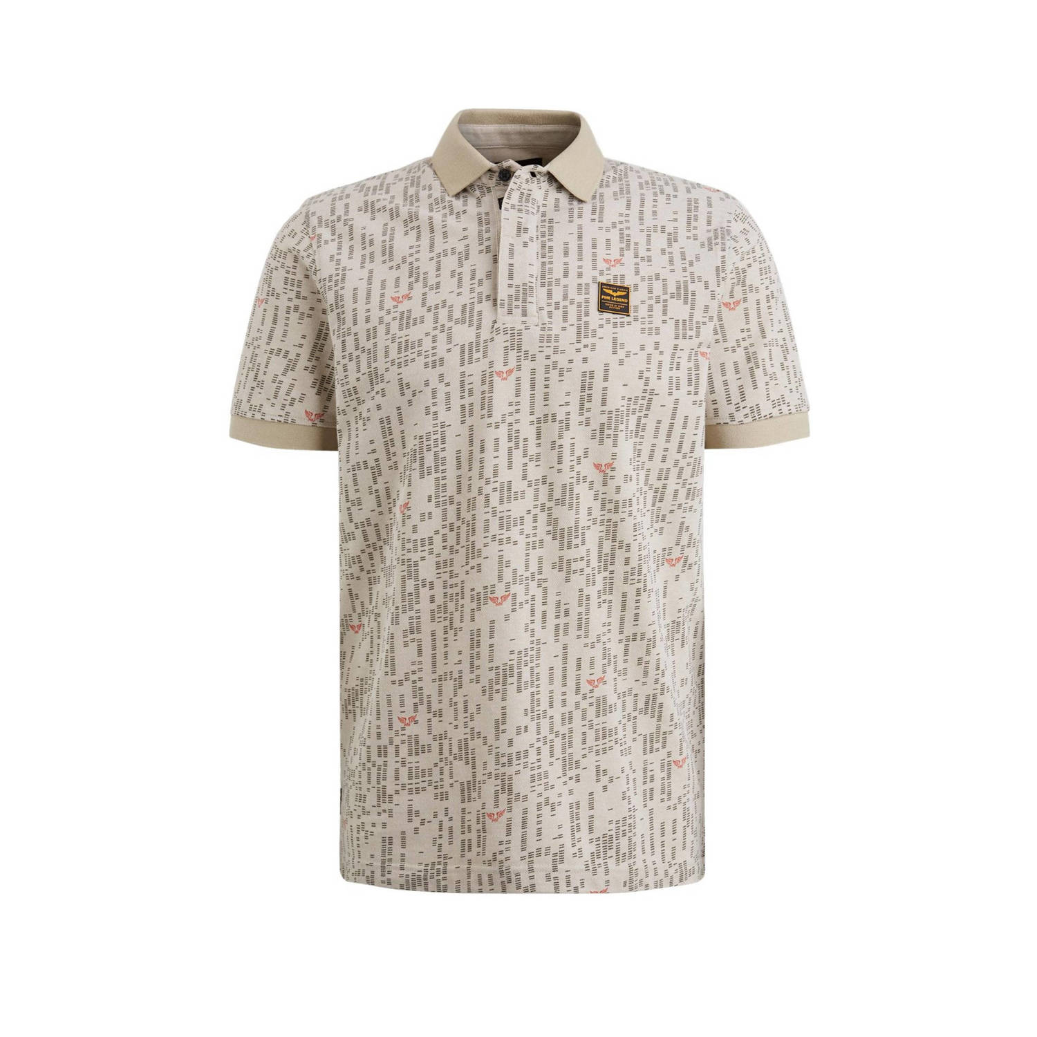 PME Legend Twee-Tone Piqué Korte Mouw Polo Multicolor Heren