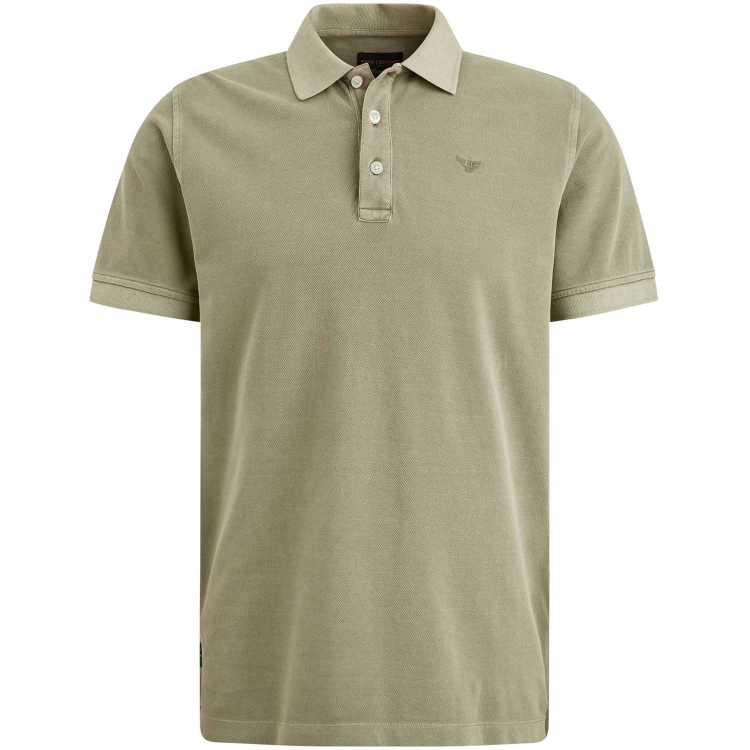 PME LEGEND Heren Polo's & T-shirts Short Sleeve Polo Pique Garment Dye Bruin