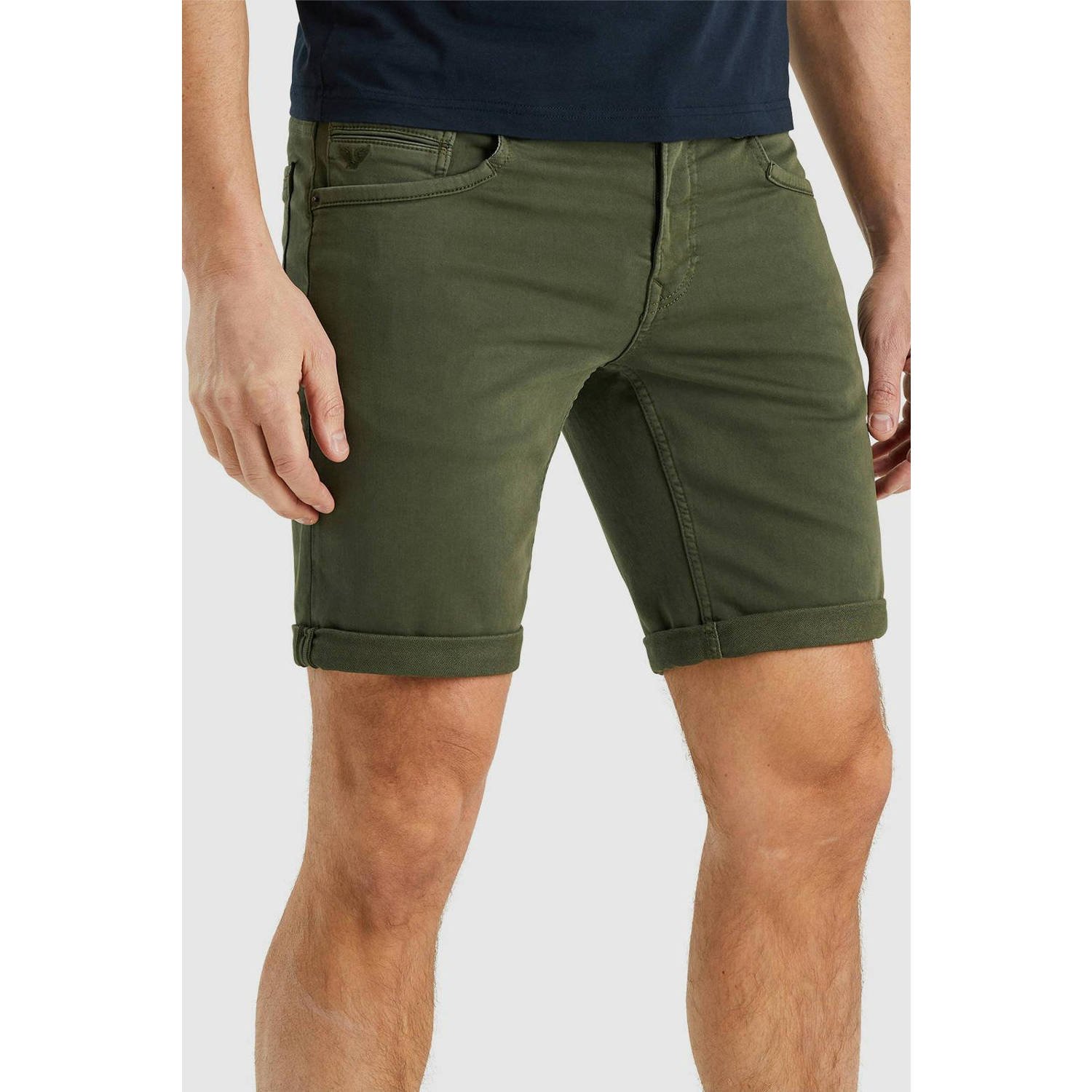 PME Legend slim fit short TAILWHEEL groen