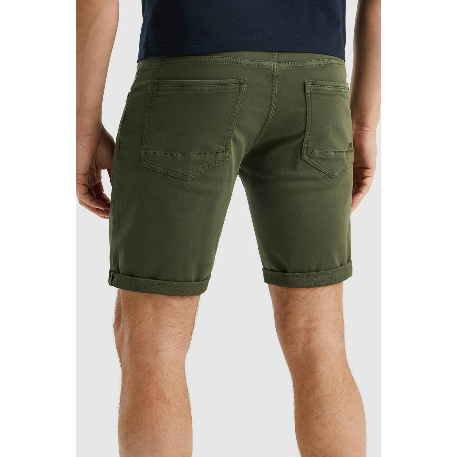 PME Legend slim fit short TAILWHEEL groen