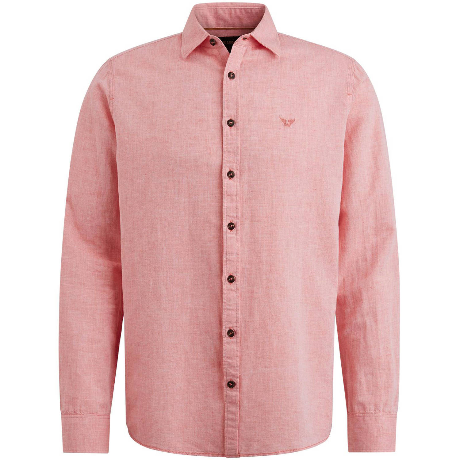 PME Legend regular fit overhemd met logo roze