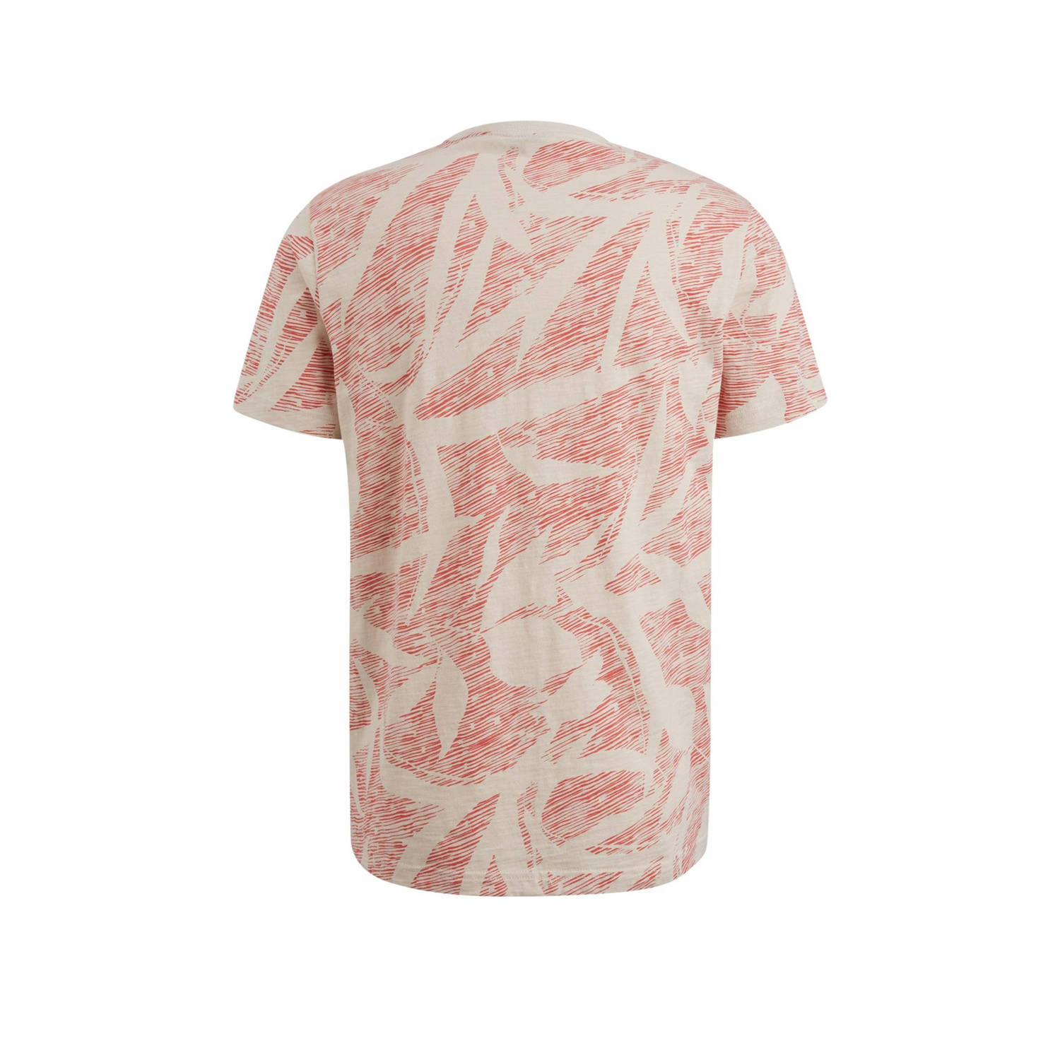 PME Legend T-shirt met all over print rood