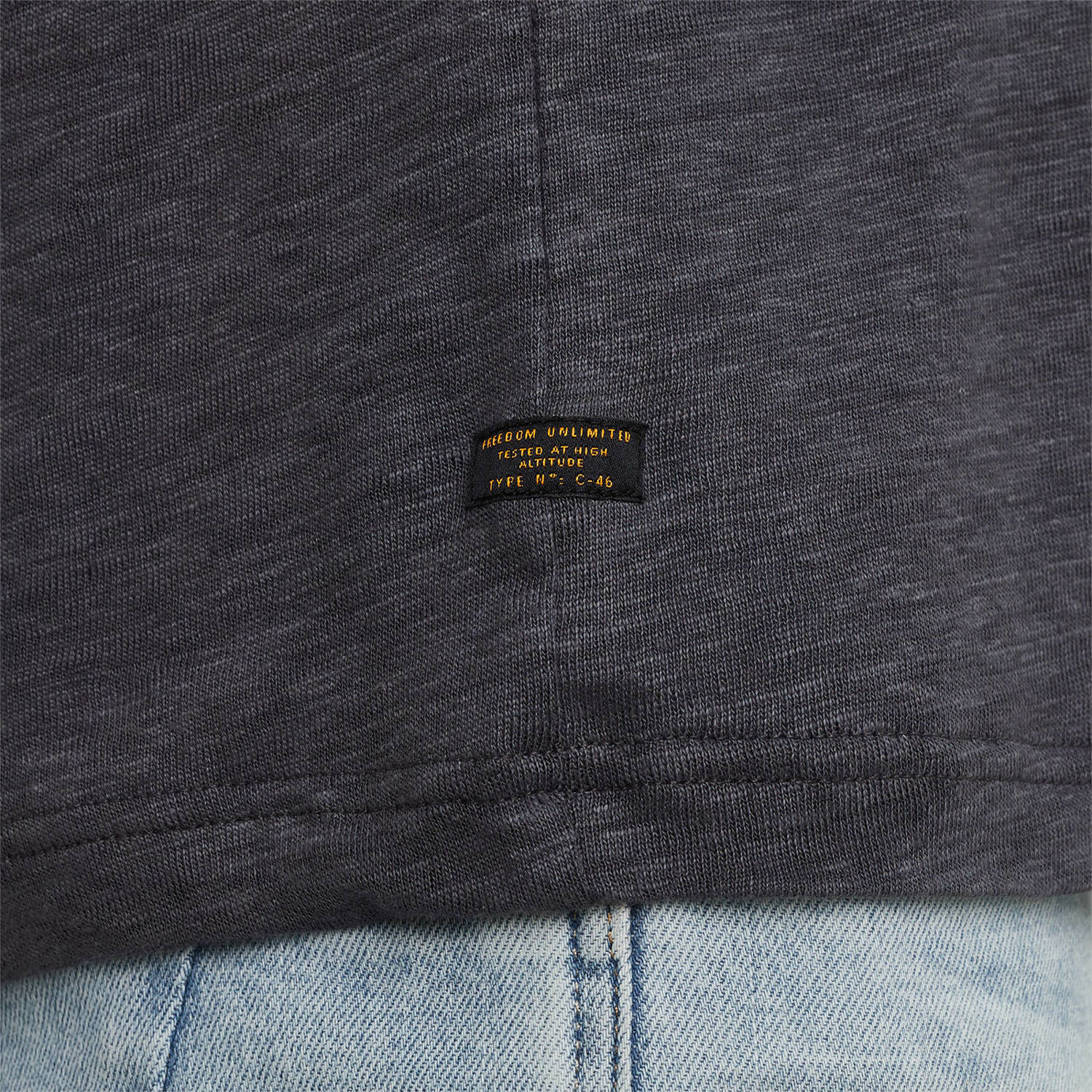 PME Legend T-shirt met logo grijs
