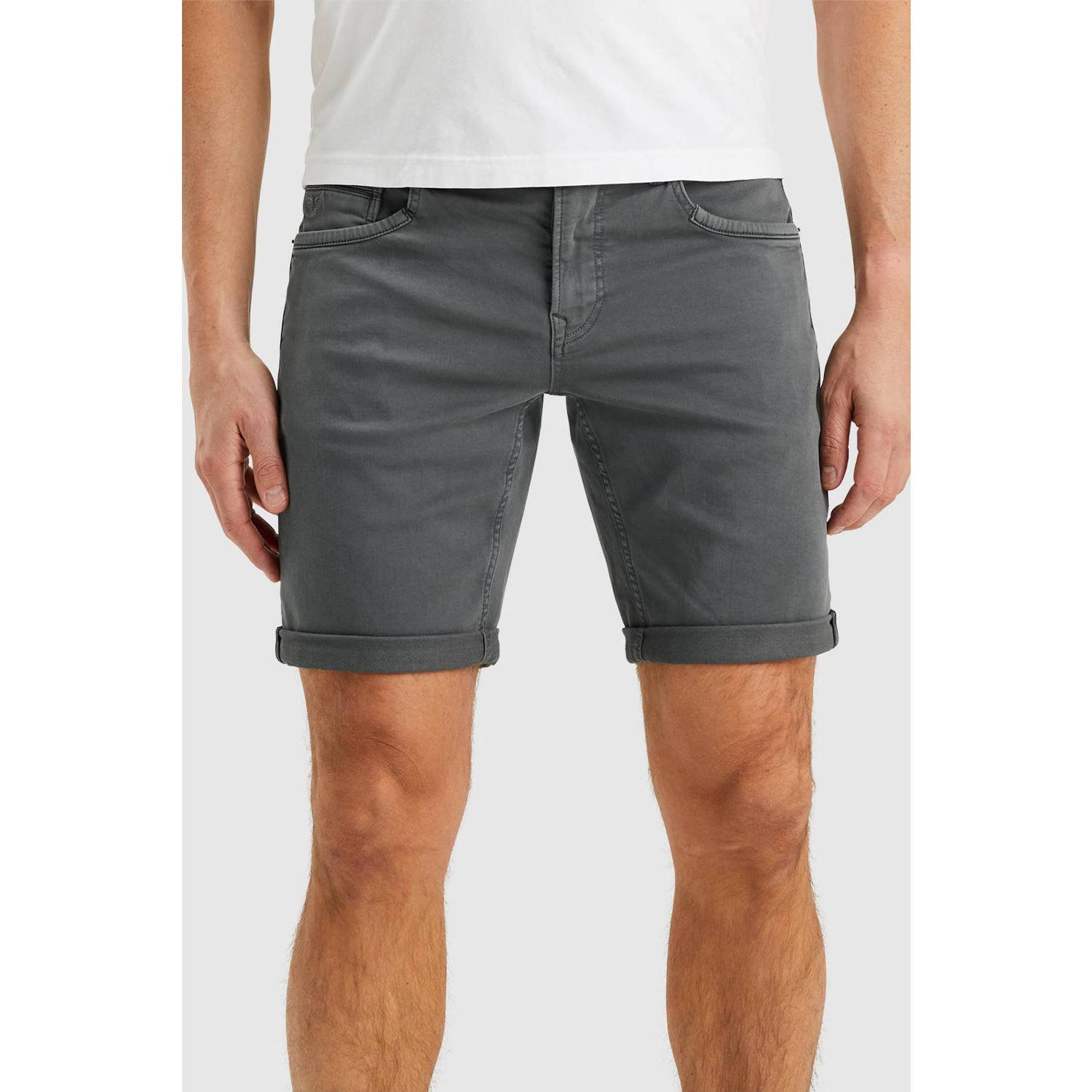 PME Legend slim fit short TAILWHEEL grijs