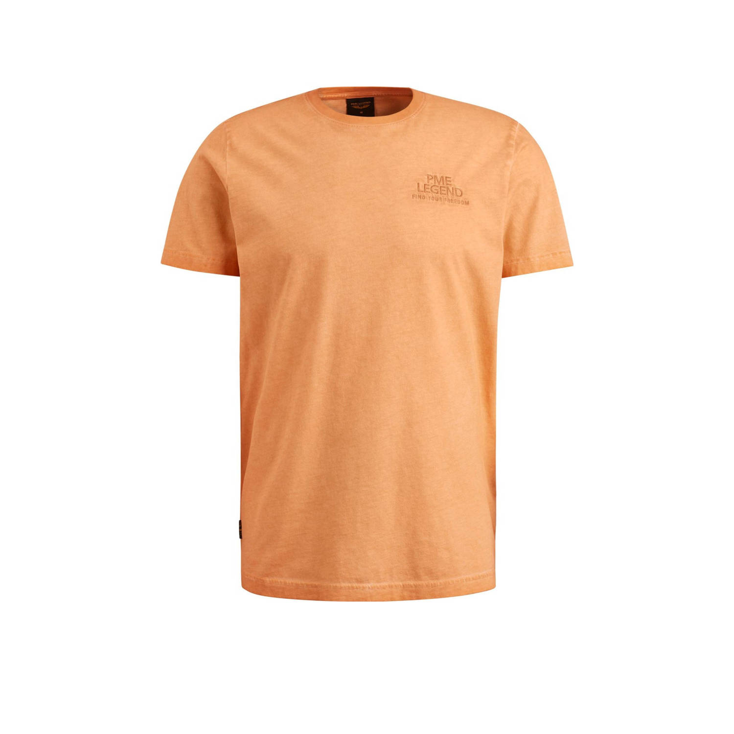 PME Legend T-shirt met logo oranje