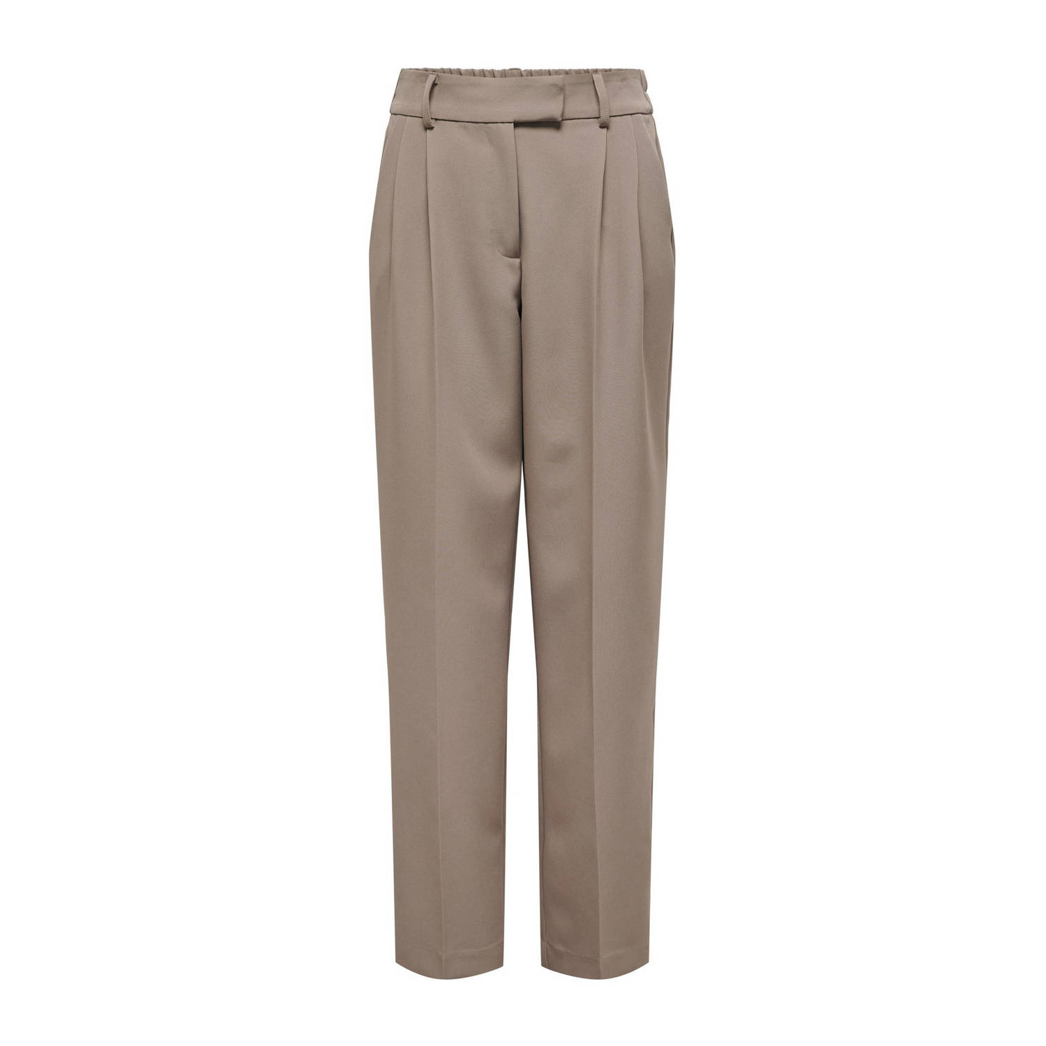 ONLY high waist straight fit pantalon ONLLANA-BERRY beige