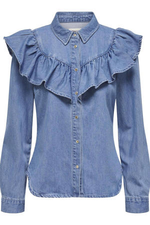 blouse medium blue denim