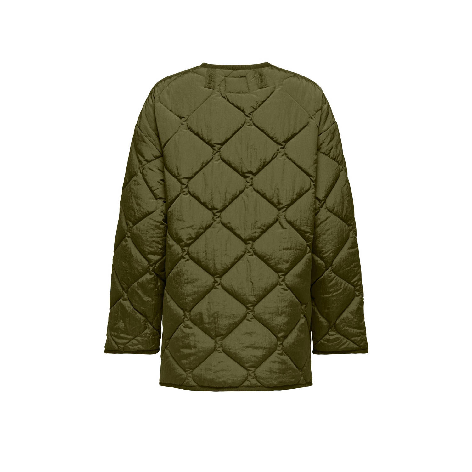ONLY quilted jack ONLADELE groen
