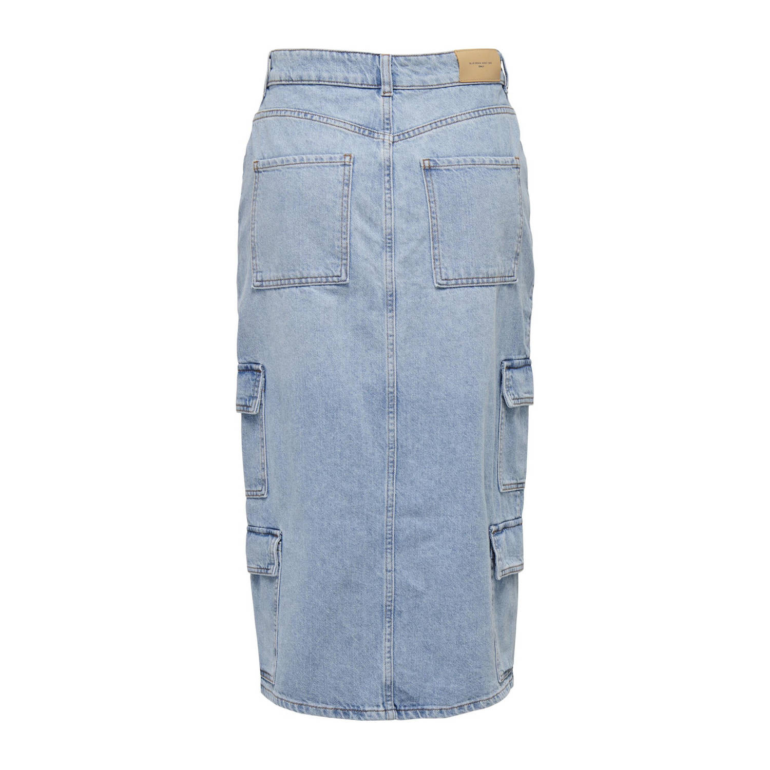 ONLY spijkerrok ONLPOSEY light blue denim