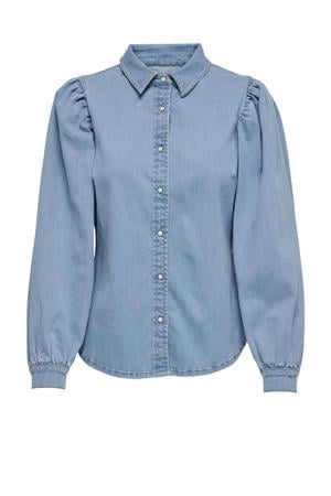 denim blouse ONLROCCO medium blue denim