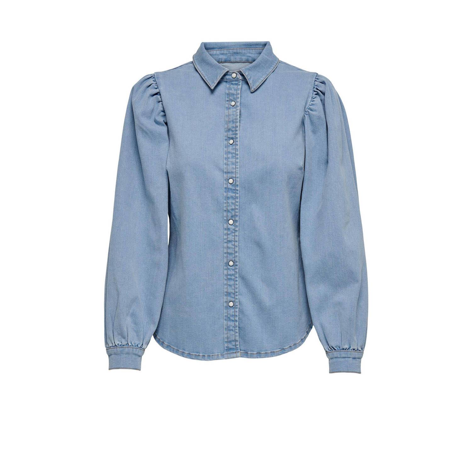 ONLY denim blouse ONLROCCO medium blue denim