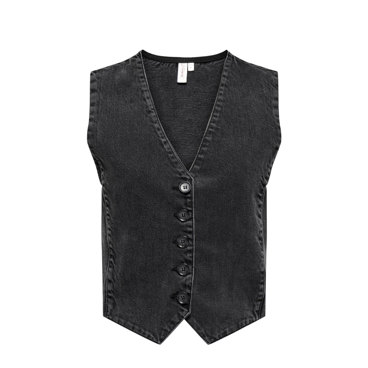 ONLY gilet ONLRHANA black denim