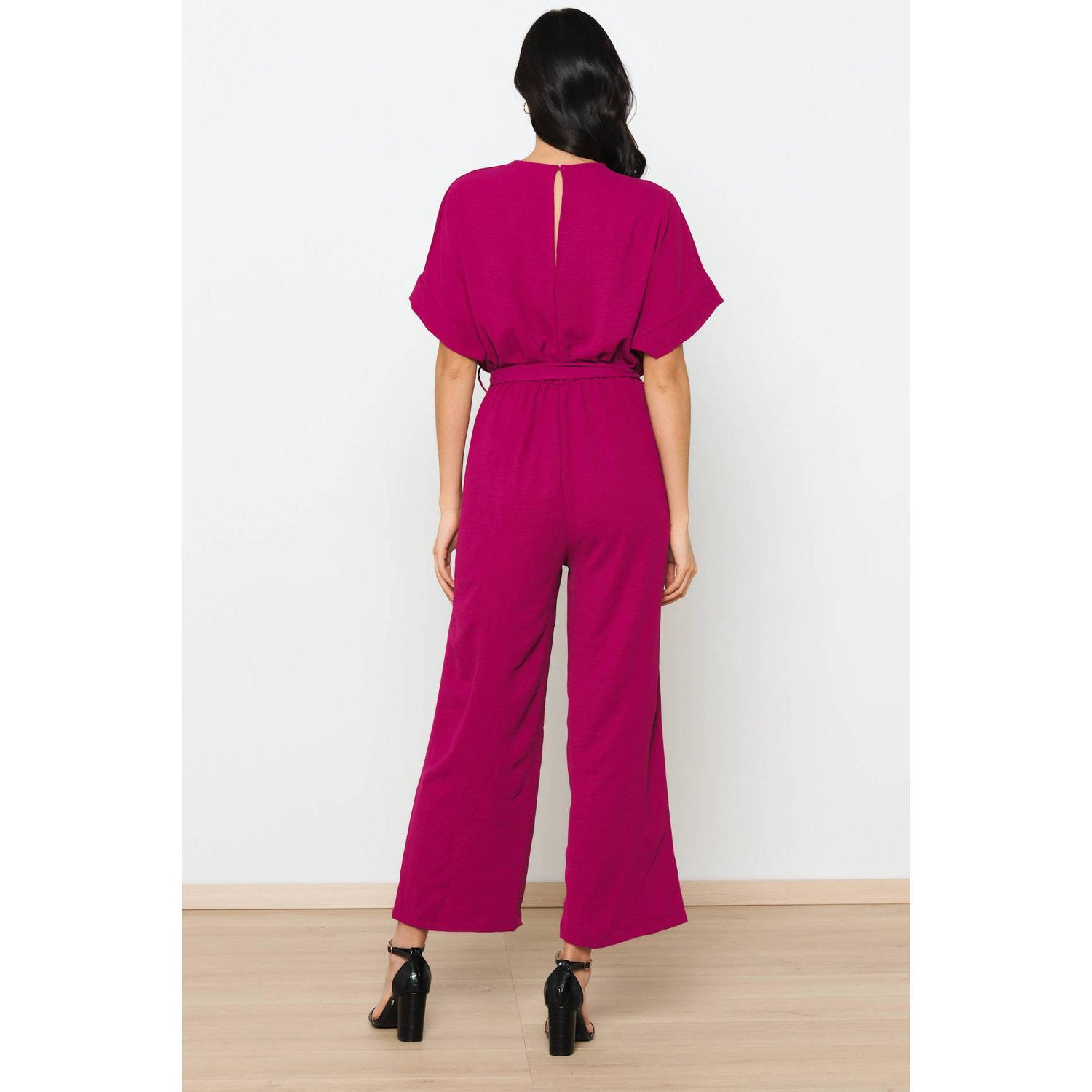 LOLALIZA jumpsuit aubergine