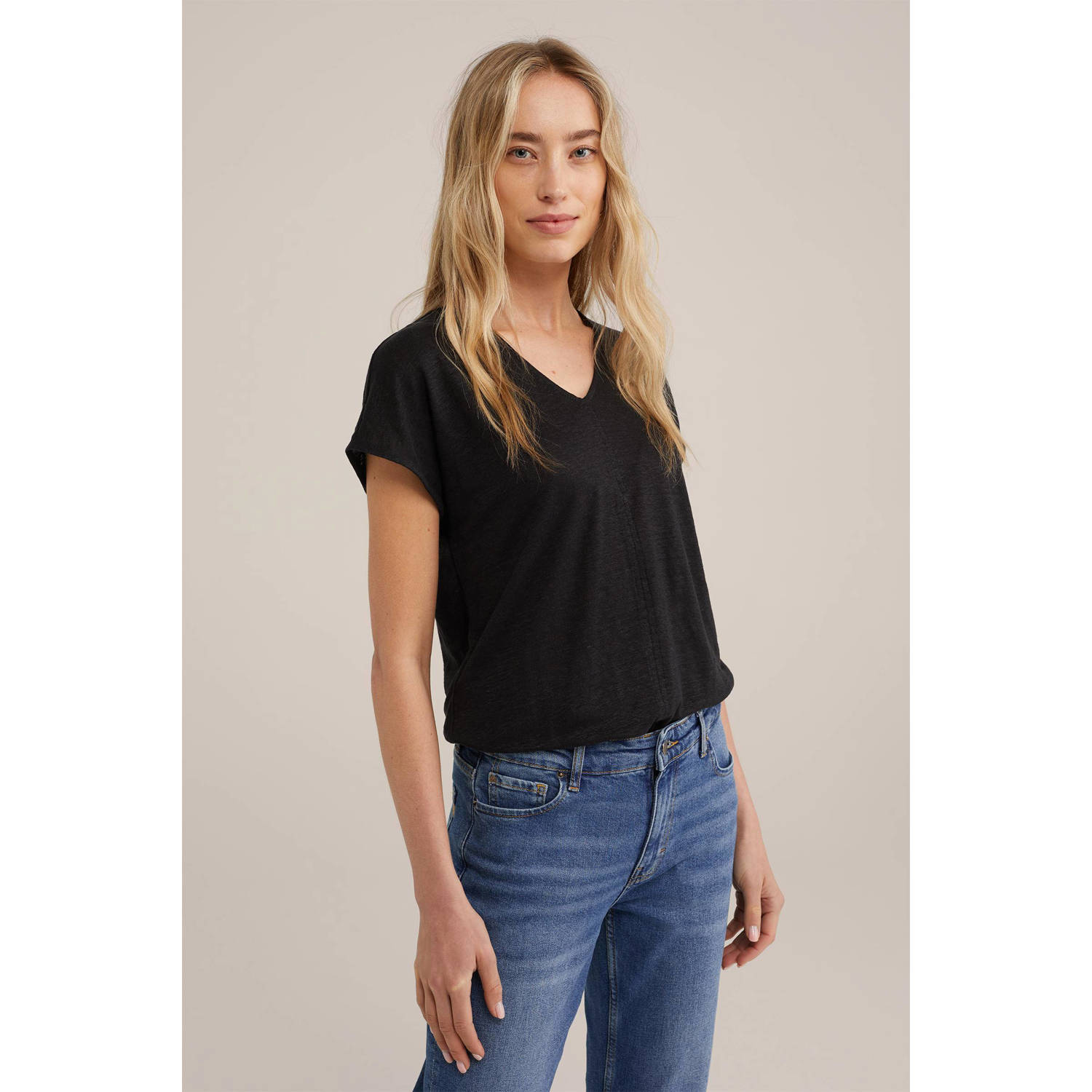 WE Fashion T-shirt zwart