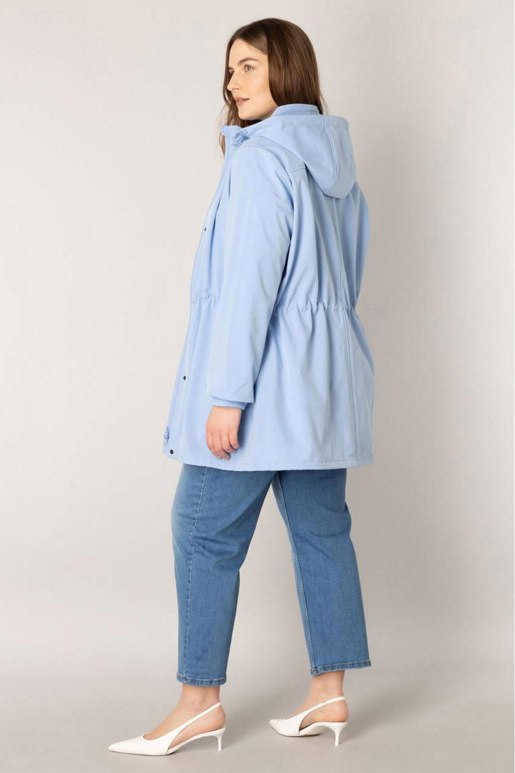 Yesta softshell jas lichtblauw | wehkamp