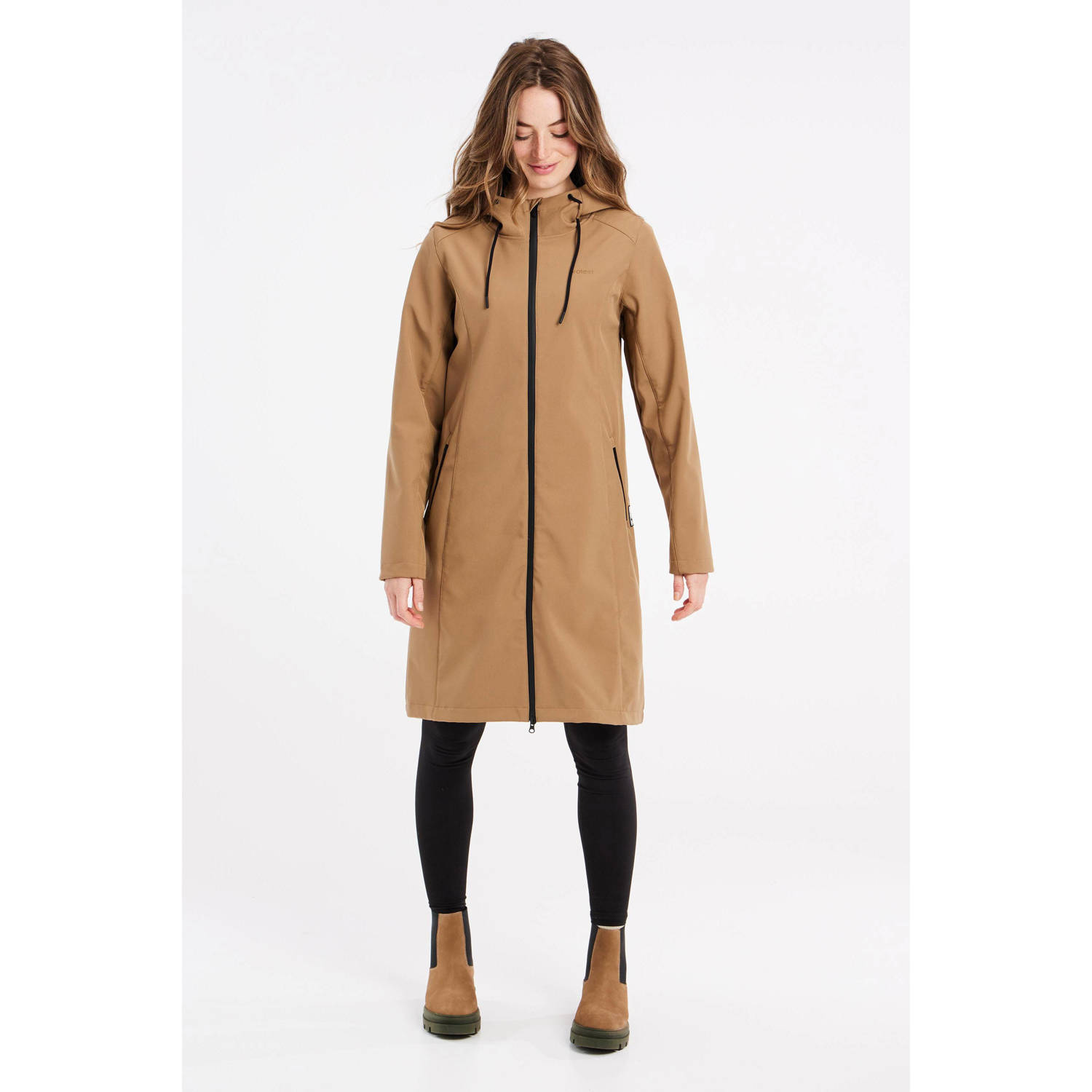 Protest softshell jas Eris bruin
