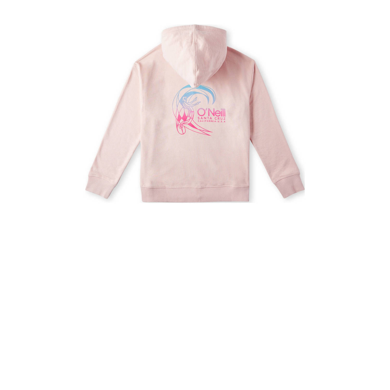 O'Neill sweatvest met backprint lichtroze